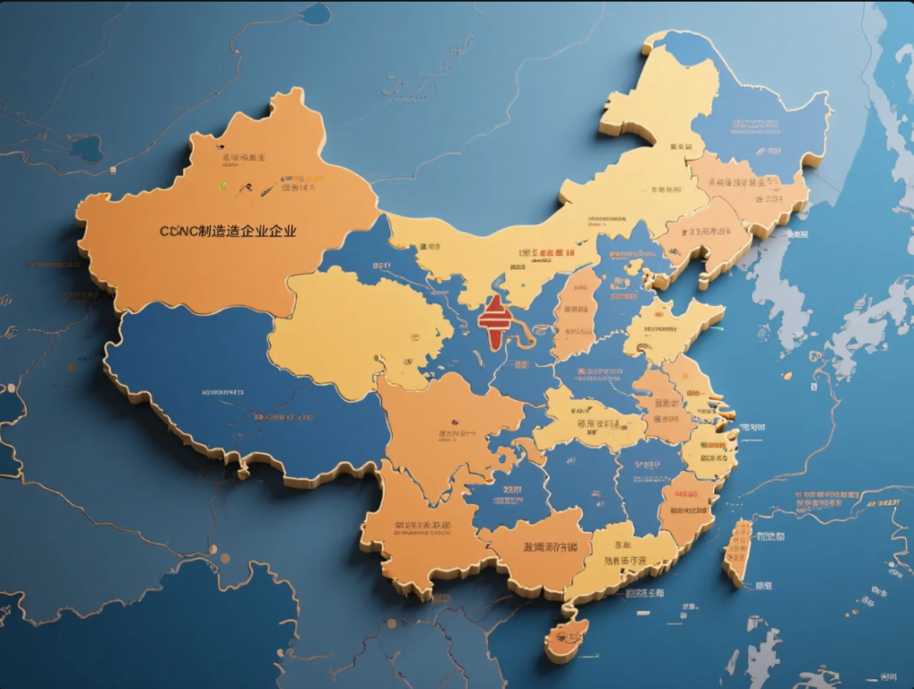 中国CNC制造企业分布地图