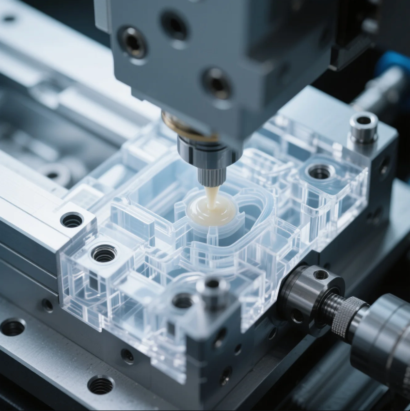 Resin 3D Printed Mold in Testing – Low-Pressure Injection Use