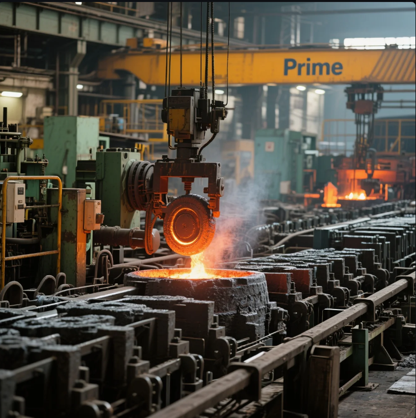 Mass Production Cast Iron Line – Prime’s High-Volume Setup